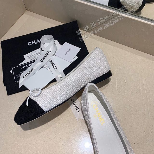 Chanel女鞋 香奈兒頂級芭蕾舞鞋 Chanel羊皮舒適平底鞋  naq1081